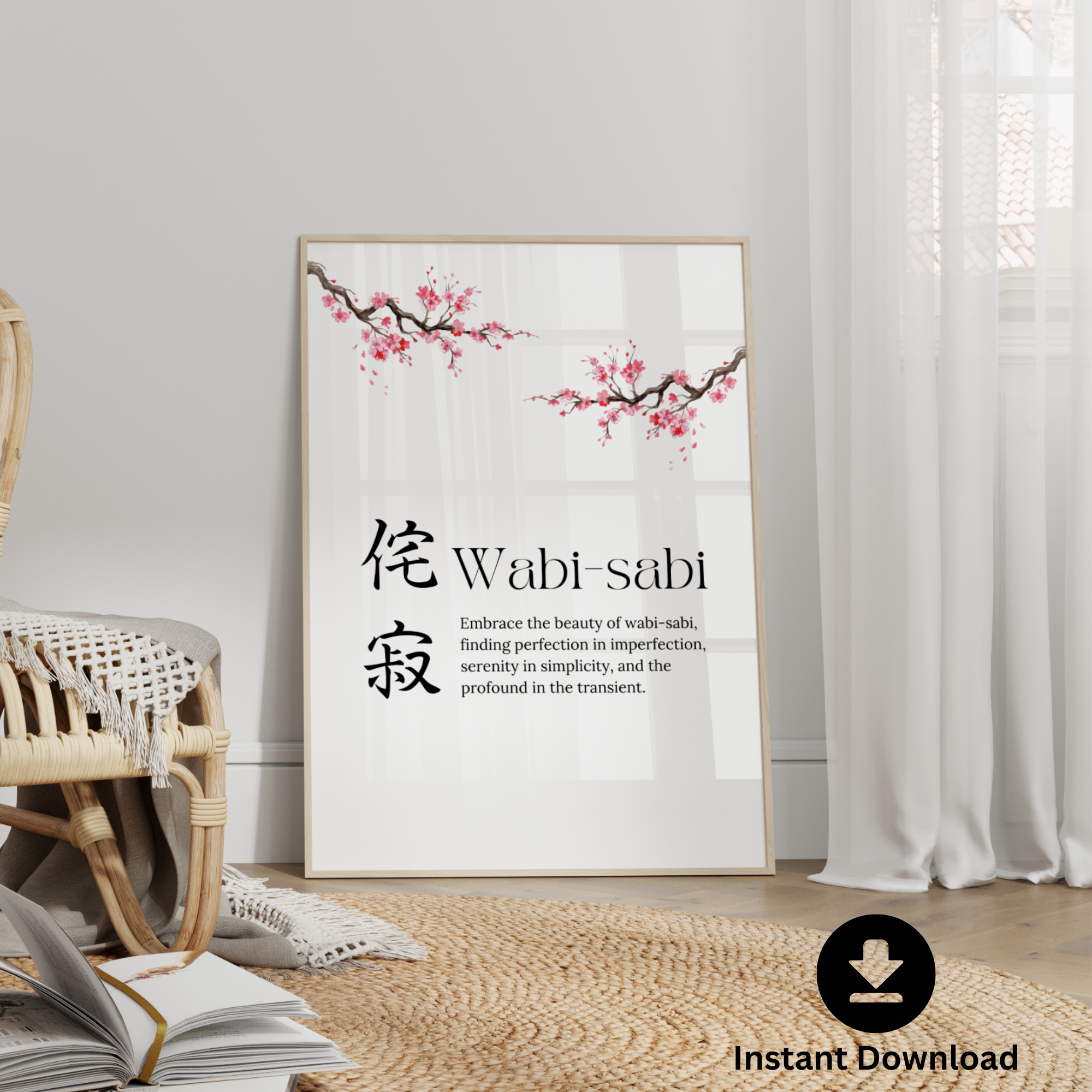 Ikigai, Kintsugi & Kaizen Wall Art – Inspirational Japanese Printable Poster with Motivational Quotes - Image 4