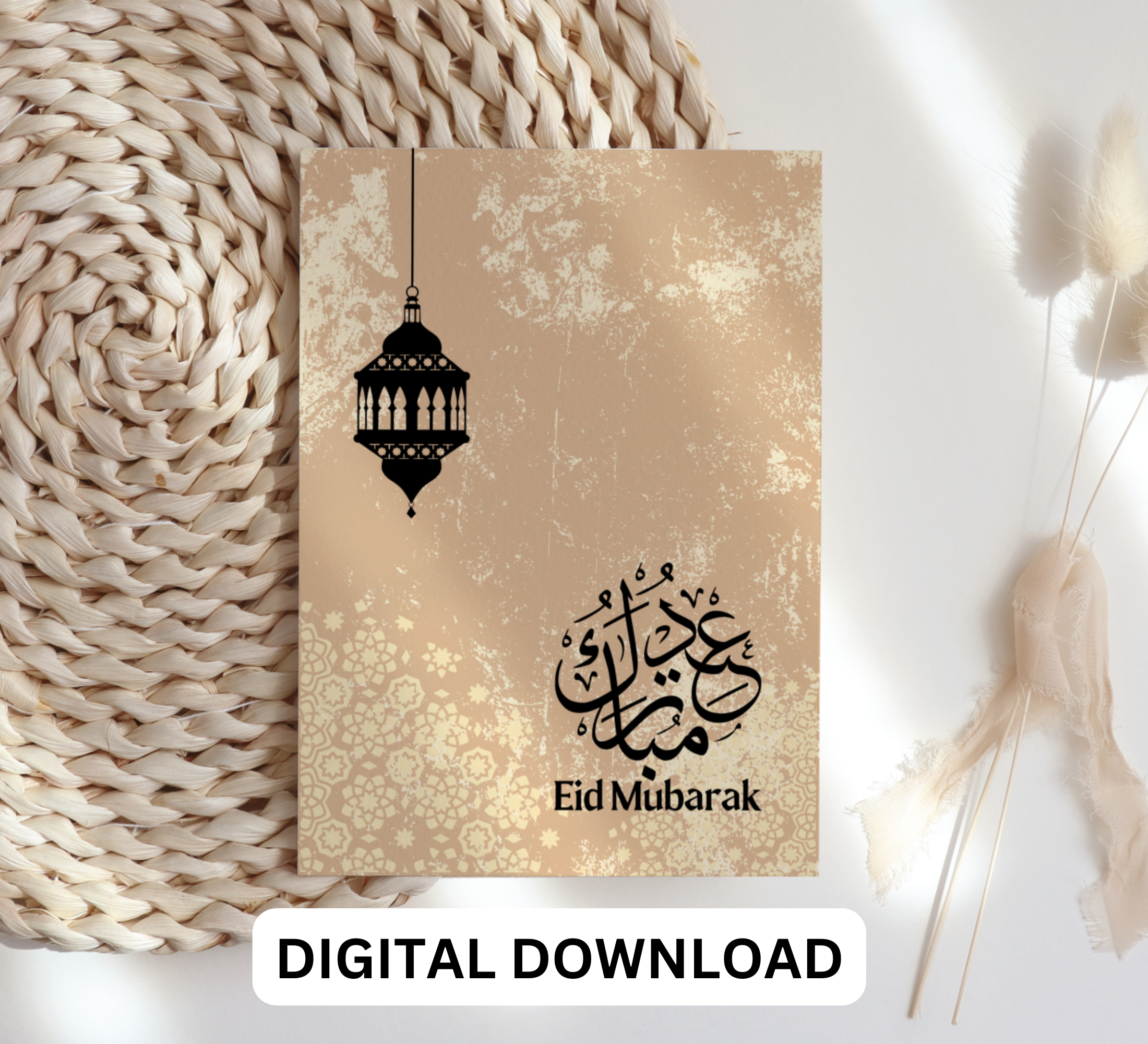 Eid Mubarak Greeting Cards 6 Designs Islamic Greeting Cards Digital Download - Image 8